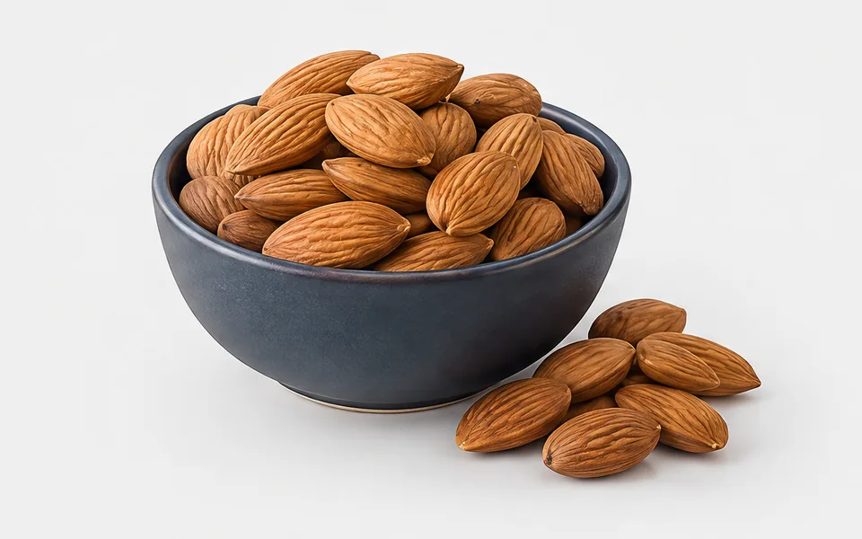 Almonds, illustrative unbranded product