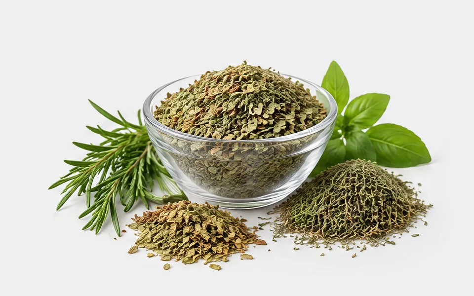 Dried Culinary Herbs, illustrative unbranded product