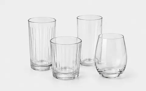 Drinking Glasses, illustrative unbranded product