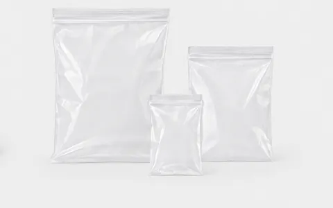 Plain Plastic Bags, illustrative unbranded product