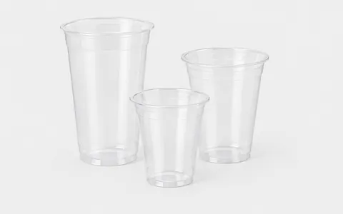 Plastic Cup Formats, illustrative unbranded product