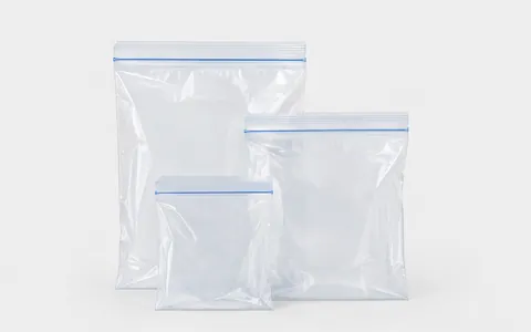 Reclosable Zip Bags, illustrative unbranded product